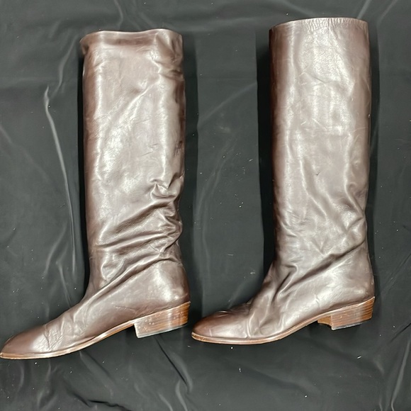 Anne Klein Leather Knee Boots - Picture 2 of 12